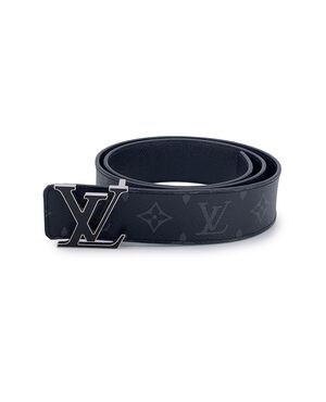 LOUIS VUITTON Cintura in Tela Col. Nero Initiales