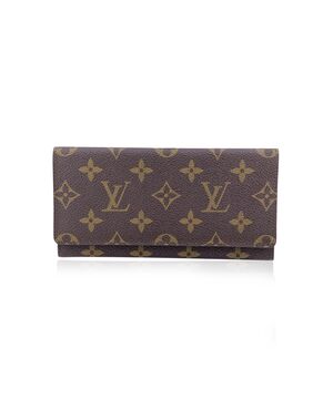 LOUIS VUITTON Portafoglio Vintage in Tela Col. Marrone M