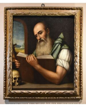 San Girolamo, Alessandro Bonvicino, detto il Moretto (Brescia, 1498 circa – 1554) Bottega di