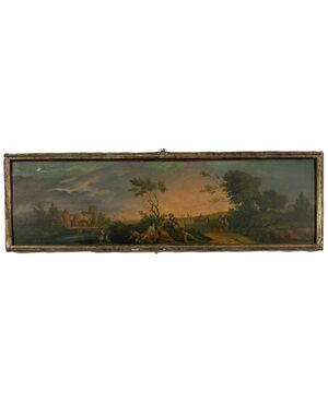 Anonimo del  XVIII secolo a) b) "Vedute del Lago di Lemàno (Lago di Ginevra)"