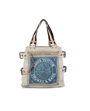 LOUIS VUITTON Borsa Shopper in Tela Col. Beige M
