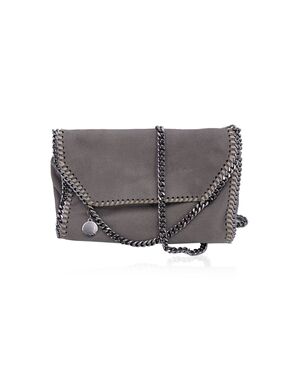 STELLA MCCARTNEY Borsa a Tracolla in Tela Col. Grigio Falabella S