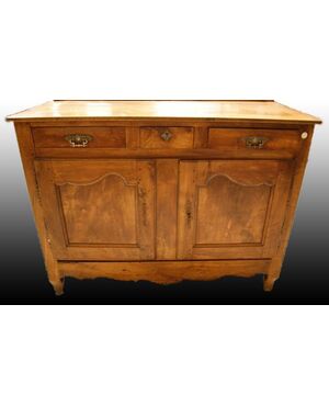Antica credenza francese stile provenzale del 1800 in ciliegio