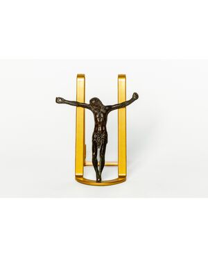 Cristo in bronzo patinato - Italia XVI secolo
