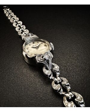 Orologio - bracciale  con  Diamanti