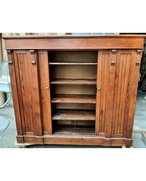 Credenza / Libreria ad ante scorrevoli