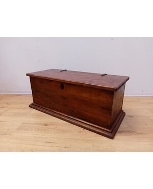 Cassapanca baule in olmo - piccole dimensioni - metà '900