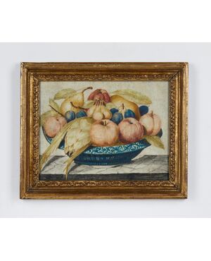 Octavianus Monfort  Torino  1620-1696 -  Natura morta a tempera su pergamena
