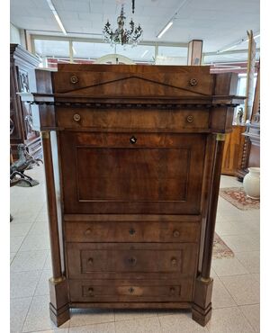 Secretaire Impero Biedermeier H165 125x60