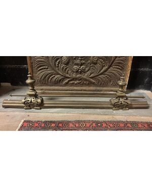 AL324 - Paracenere traforato, epoca '800, misure cm L 100 x H 25 x P 9