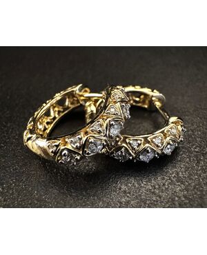 Orecchini  con  Diamanti   