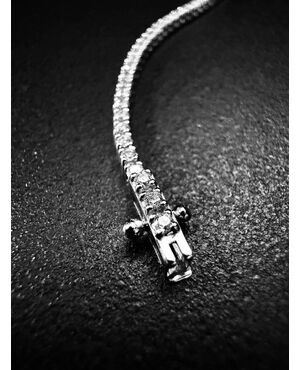 Bracciale  tennis  a  2  griffe 