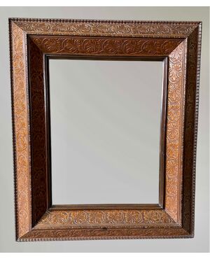 Cornice rettangolare scolpita - Decó 