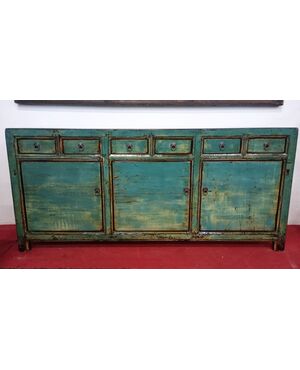 Credenza azzurro/verde
