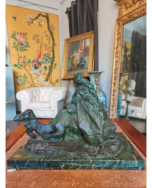 Scultura in bronzo Arabo a Cavallo,  Troubetzkoy