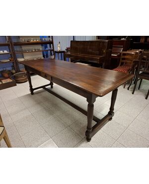 Tavolo fratino in noce H 79 210x75