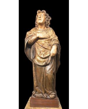 Scultura raffigurante San Giovanni Evangelista 