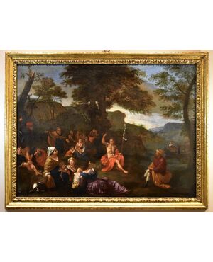 Lorenzo Pasinelli (Bologna 1629 - 1700), Predica di San Giovanni Battista