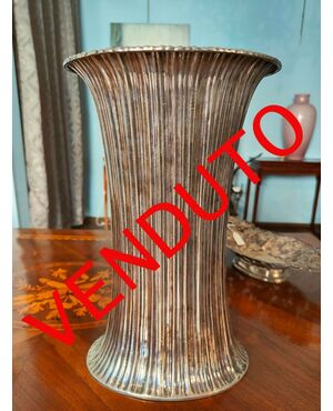 Beautiful sterling silver vase, Pradella Milano