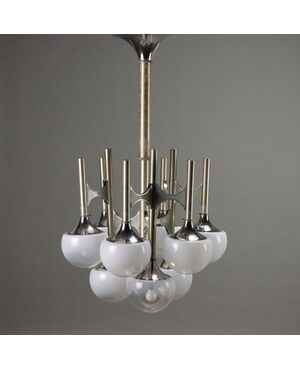 Lampada Anni 60-70 a Nove Luci
