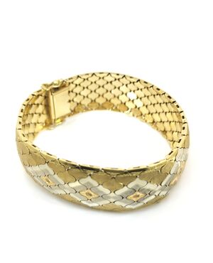 Bracciale semirigido  in oro lavorato
