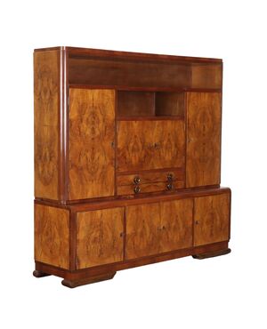 Mobile Credenza Decò in Radica Anni 40