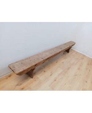 Grande panca rustica 3 mt -in abete-arte povera-fine '800