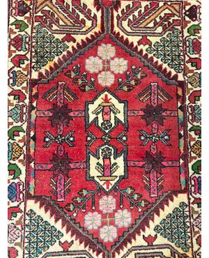 Tappeto persiano Hamedan, vintage, 128x84 cm
