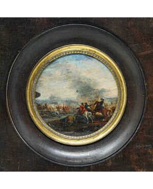 Scuola francese, ultimo quarto del XVIII secolo, La battaglia di Denain