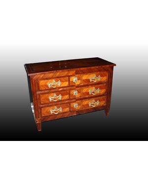 Stupendo Cassettone francese di inizio 1800 Stile Luigi XVI in bois de violette