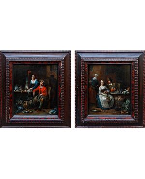 Jan Baptist Lambrechts (Anversa, 1680 – dopo il 1731), Nella cucina