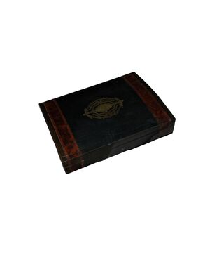 Scatola Porta Giochi Dadi e Carte Stile Boulle