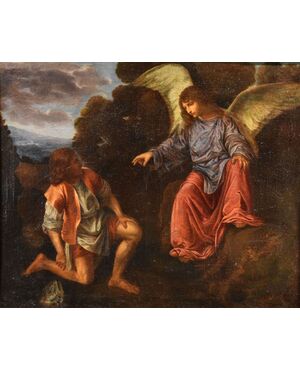 Tobiolo e l’Angelo - Giovanni Gerolamo Savoldo (Brescia, 1480 circa – post 1548) Seguace di