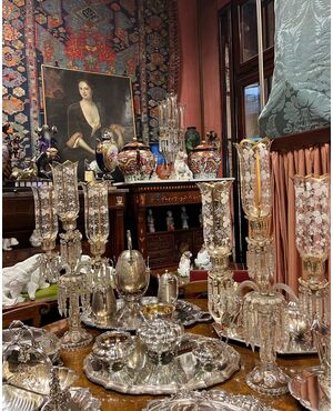 Coppia di girandol Baccarat 