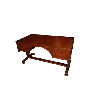 Scrivania Stile Direttorio Francese del 1800 In Legno di Mogano