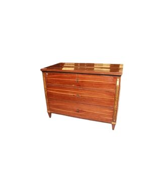 Comoncino di fine 1700 inizio 1800 stile Luigi XVI in legno di palissandro