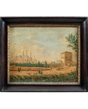 Pittore veneto (XIX sec.) - Padova, Porta Liviana.