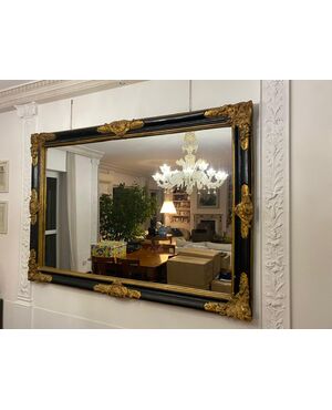 Specchiera in legno dorato