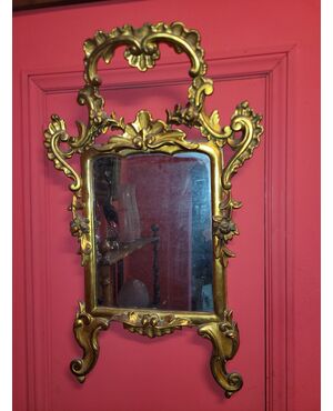 Specchiera in legno dorato - Epoca '700 Italiana
