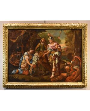 Alessandro Magno al sepolcro di Achille, Francesco De Mura (Napoli, 1696 – Napoli, 1782) Bottega di 
