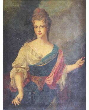 Ritratto di nobildonna, XVIII secolo, olio su tela
