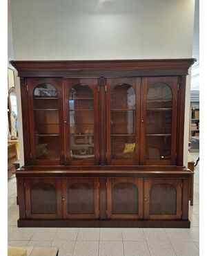 Libreria in mogano H 235 - 256 x 52 