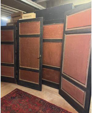 PTS890 - N. 4 Porte semplici laccate, epoca '800, misure diverse