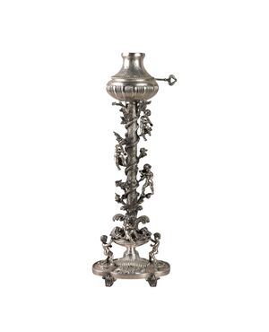 Lampada in Argento Manifattura Danilo Rossi Milano