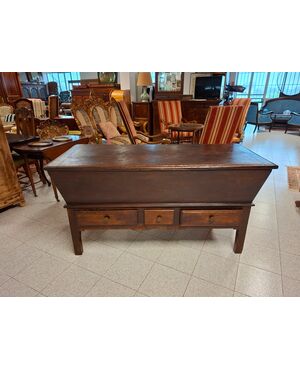 Madia in castagno  H 82 - 160x69