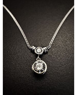 Pendente  con  Diamanti  modello  " TIFFANY "  