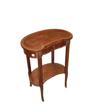 Tavolino a fagiolo francese stile Luigi XVI del 1800