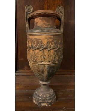 DARS674 - Vaso in terracotta, misure cm L 35 x H 84 x P 35