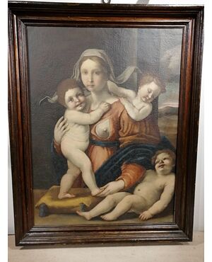 Allegory of Charity - Tuscany 16th century - Oil on canvas
