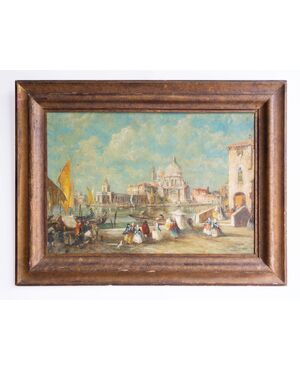 View of Venice with the Church of Health - Eugenio Zeno Bonivento